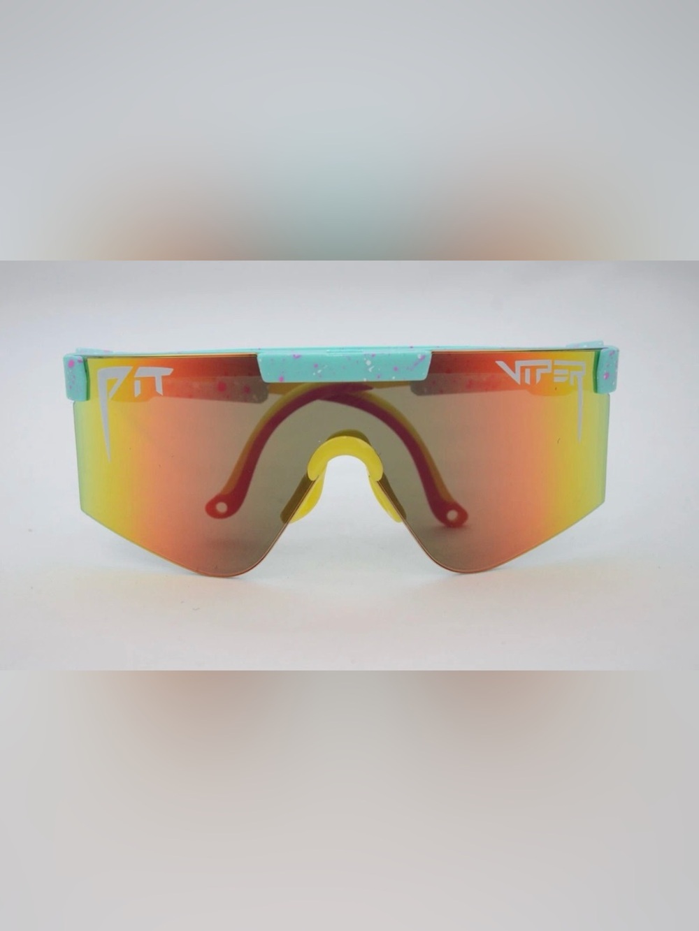 Pit Viper The Playmate Glasses New in Box Blue Yellow Pink